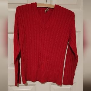 VINTAGE St Michael's Women's Cable Knit Sweater Made in Britain Size S